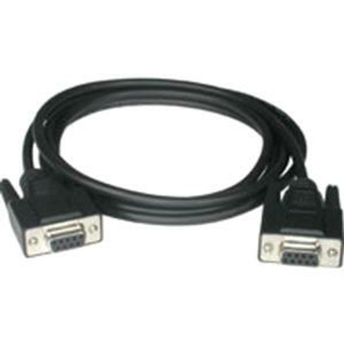 C2G Null Modem Cable - 10 ft Data Transfer Cable - First End: 1 x DB-9 Female Serial - Second End: 1 x DB-9 Female Serial - Black (Fleet Network)