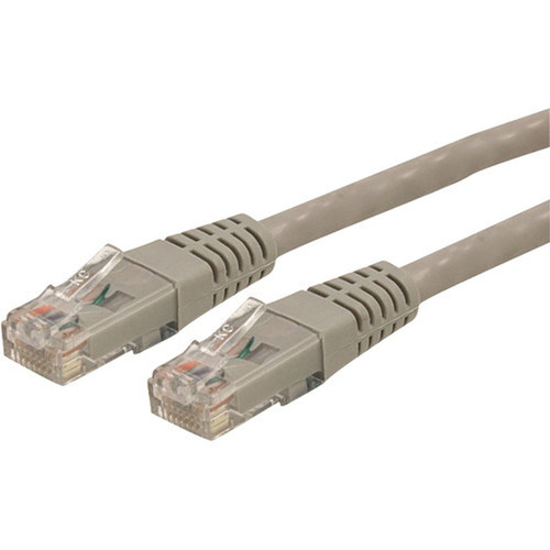 StarTechcom 5 ft Gray Molded Cat6 UTP Patch Cable - ETL Verified - Category 6 - 5 ft - 1 x RJ-45 Male - 1 x RJ-45 Male - Gray C6PATCH5GR