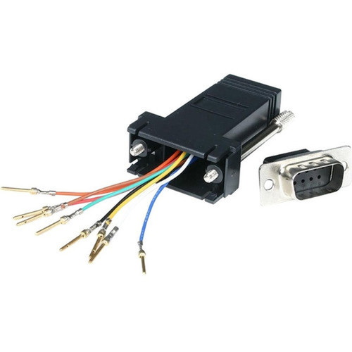 StarTechcom DB9 to RJ45 Modular Adapter - MF - Serial adapter - DB-9 M - RJ-45 F - 1 x DB-9 Male - 1 x RJ-45 Female - Gray GC98MF
