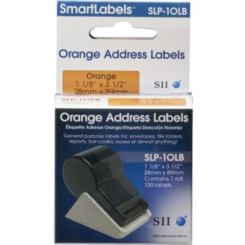 Seiko Address Label - 35 Width x 11 Length - 130Roll - 1  Box - Orange SLP-1OLB