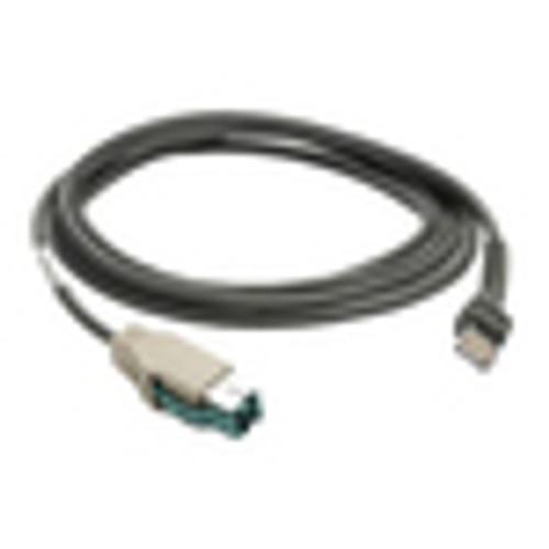 Zebra Straight Power Plus USB Cable - USB - 2.13m (Fleet Network)