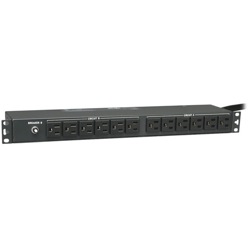 Tripp Lite PDU2430 PDU Basic 120V 30A 24 Outlet - 24 x NEMA 5-15R - 24 - 1U 19" Rack-mountable (Fleet Network)