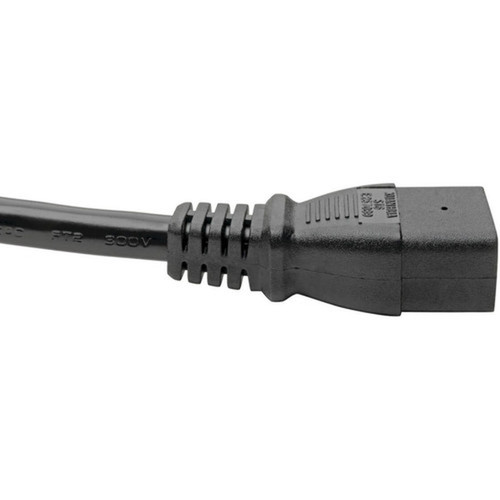 Tripp Lite 10ft Power Cord Extension Cable L6-20P to C19 for PDUUPS Heavy Duty 20A 12AWG 10 - 250V AC305m P040-010