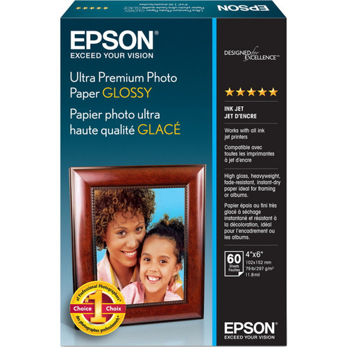 Epson Ultra Premium Photo Paper - 4" x 6" - Glossy (Fleet Network)