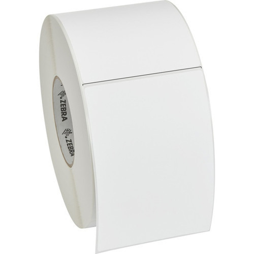 Zebra Label Polyester 4 x 6in Thermal Transfer Zebra Z-Ultimate 4000T 3 in core - 4 Width x 6 Length - 790Roll - 4 Roll - White 10008519