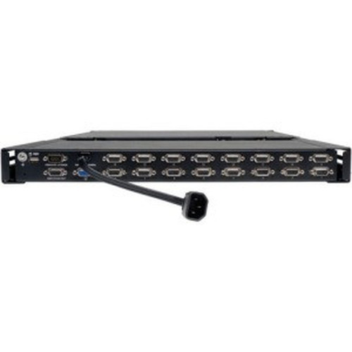 Tripp Lite NetController 19 16-Port VGA Console KVM Switch - Steel Housing - 16 Computers - 19 Active Matrix TFT LCD - 16 x HD-15 B040-016-19