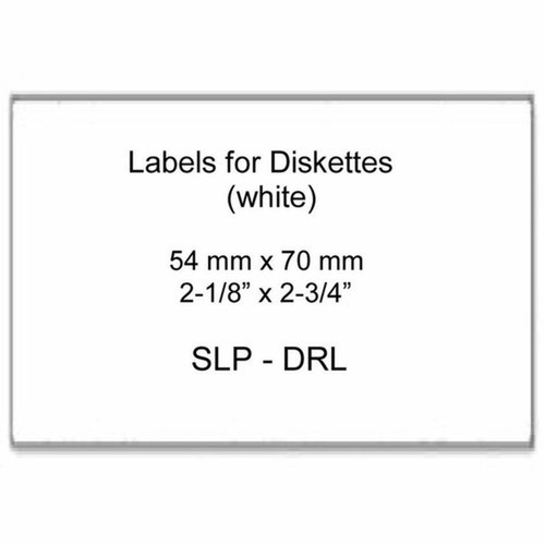 Seiko Diskette Label - 275 Width x 212 Length - 320RollBox - White SLP-DRL