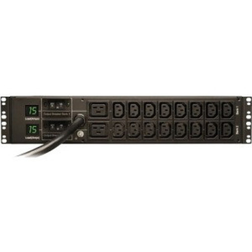 Tripp Lite Metered PDUMH30HV 18-Outlets PDU - 2 x IEC 60320 C19 16 x IEC 60320 C13 - 230 V AC - 2U - Horizontal - Rack Mount - TAA PDUMH30HV