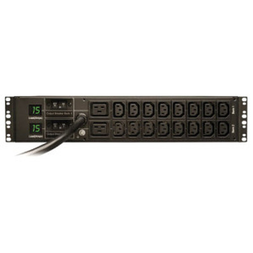 Tripp Lite Metered PDUMH30HV 18-Outlets PDU - 2 x IEC 60320 C19 16 x IEC 60320 C13 - 230 V AC - 2U - Horizontal - Rack Mount - TAA PDUMH30HV