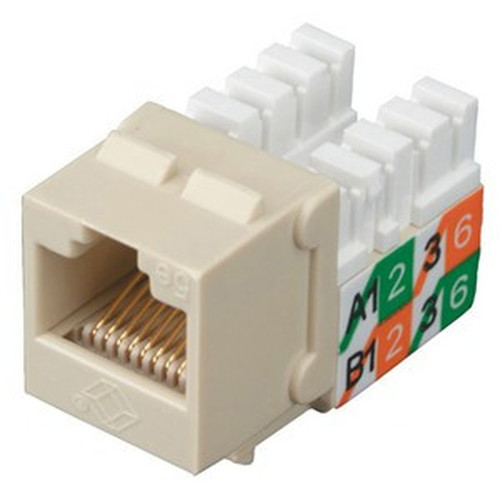 Black Box GigaBase2 Cat5e Jack - 25 Pack - 1 x RJ-45 Female - Black FMT921-R2-25PAK