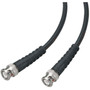 Black Box Coaxial Cable - 197 ft Coaxial Network Cable - First End 1 x BNC Male Network - Second End 1 x BNC Male Network - - Black ETN59-0020-BNC
