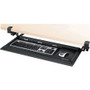 Fellowes Designer Suites&trade; DeskReady&trade; Keyboard Drawer - 3.1" Height x 28.6" Width x 14" Depth - Black - Steel (Fleet Network)