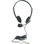 Manhattan Stereo Headset - Stereo - Black - Mini-phone - Wired - 32 Ohm - 20 Hz - 20 kHz - Over-the-head - Binaural - Supra-aural - ft (Fleet Network)