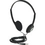 Manhattan Stereo Headphones - Stereo - Black - Mini-phone - Wired - 32 Ohm - 20 Hz 20 kHz - Over-the-head - Binaural - Circumaural - (Fleet Network)