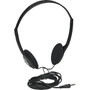 Manhattan Stereo Headphones - Stereo - Black - Mini-phone - Wired - 32 Ohm - 20 Hz 20 kHz - Over-the-head - Binaural - Circumaural - (Fleet Network)