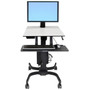 Ergotron WorkFit-C Single HD Sit Stand Workstation - Up to 30 Screen Support - 1270 kg Load Capacity - 2390 60706 mm Width x - 24-216-085