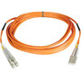 Tripp Lite N320-61M Fiber Optic Duplex Cable - Fiber Optic for Network Device - 200.1 ft - 2 x LC Male Network - 2 x LC Male Network (Fleet Network)