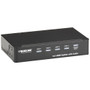 Black Box 1 x 4 HDMI Splitter with Audio - Audio Line In - Audio Line Out - HDMI In - HDMI Out (Fleet Network)