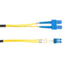 Black Box Single-Mode Value Line Patch Cable, SC-LC, 1-m (3.2-ft.) - 3.3 ft Fiber Optic Network Cable for Network Device - First End: (Fleet Network)