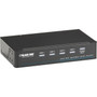 Black Box DVI-D Splitter with Audio and HDCP 1 x 4 - Audio Line In - Audio Line Out - DVI In - DVI Out AVSP-DVI1X4