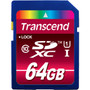 Transcend 64 GB Class 10UHS-I SDXC - Lifetime Warranty TS64GSDXC10U1