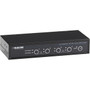 Black Box ServSwitch DT DVI with Bidirectional Audio, 4-Port - 4 Computer(s) - 1 Local User(s) - 1920 x 1200 - 8 x USB - 5 x DVI - (Fleet Network)