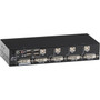 Black Box ServSwitch DT DVI with Bidirectional Audio, 4-Port - 4 Computer(s) - 1 Local User(s) - 1920 x 1200 - 8 x USB - 5 x DVI - (KV9634A)