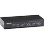Black Box ServSwitch DT DVI with Bidirectional Audio 4-Port - 4 Computers - 1 Local Users - 1920 x 1200 - 8 x USB - 5 x DVI - KV9634A