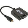 Tripp Lite Micro HDMI to VGA Adapter Converter with Audio Smartphone  Tablet  Ultrabook - 6 HDMIMini-phoneVGA AV Cable for Video P131-06N-MICROA