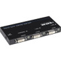 Black Box DVI-D Splitter with Audio and HDCP, 1 x 2 - Audio Line In - Audio Line Out - DVI In - DVI Out (Fleet Network)