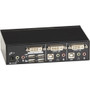 Black Box ServSwitch DT DVI 2-Port with Emulated USB Keyboard/Mouse - 2 Computer(s) - 1 Local User(s) - 1920 x 1200 - 6 x USB - 3 x - (KV9612A)