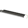 Black Box CAT6a Blank Patch Panel 24-Port 19 175H 1U - 24 - 24 Ports - 24 x RJ-11 - 1U High - 19 Wide - Rack-mountable JPMT700A