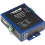 Black Box Industrial Opto-Isolated Serial to Fiber Single-Mode SC Converter - 1 x SC Ports - Rail-mountable - TAA Compliant (Fleet Network)