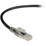 Black Box GigaTrue 3 CAT6 550-MHz Lockable Patch Cable UTP Black 4-ft 12-m - 4 ft Category 6 Network Cable for Network Device C6PC70-BK-04