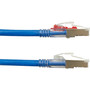Black Box GigaTrue 3 Cat6a UTP Patch Network Cable - 3 ft Category 6a Network Cable for Network Device - First End 1 x RJ-45 Male - C6APC80S-BL-03