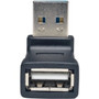 Tripp Lite UR024-000-UP USB Data Transfer Adapter - 1 x Type A Male USB - 1 x Type A Female USB - Black UR024-000-UP