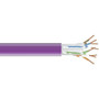 Black Box GigaTrue 550 CAT6 550-MHz Solid Bulk Cable PVC Violet 1000-ft 3048-m - 1000 ft Category 6 Network Cable for Network EYN864A-PB-1000