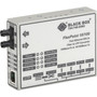 Black Box FlexPoint LMC100A-SM-R3 Tanscevier Media Converter - 1 x Network RJ-45 - 1 x ST Ports - DuplexST Port - Single-mode - Fast LMC100A-SM-R3