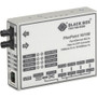 Black Box FlexPoint LMC100A-SM-R3 Tanscevier Media Converter - 1 x Network (RJ-45) - 1 x ST Ports - DuplexST Port - Single-mode - Fast (Fleet Network)