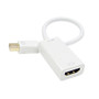 6 inch Mini DisplayPort v1.2 Male to HDMI Female with Audio Adapter, Active 4K x 2K - White (FN-AD-MDP-HDMI-A)