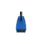 USB 3.0 Right Angle A Male to A Female Adapter - Blue (FN-AD-USB-23)