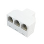 RJ12 Tee Adapter (4x RJ12 Female) - White (FN-CN-RJ12-TEE4)