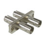 ST/ST Fiber Coupler F/F SM/MM Duplex Ceramic, Panelmount Metal (FN-FO-AD200-PM)