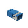 LC/LC Fiber Coupler F/F Singlemode Duplex Ceramic, Blue (FN-FO-AD208)