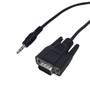 1ft DB9 Male to 3.5mm Stereo Serial Adapter Cable (FN-SR-105-01)