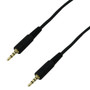 1ft 2.5mm 4C male to male 28AWG FT4 - Black (FN-AUD-160-01)