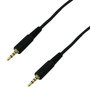 2ft 2.5mm 4C male to male 28AWG FT4 - Black (FN-AUD-160-02)