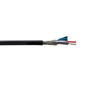 1000ft 2C Audio Bulk Cable - 22AWG Stranded 90 Braid 100 Foil Black CMP FN-BK-AD02C22-6BK
