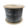 1000ft 2C Audio Bulk Cable - 22AWG stranded 90% braid + 100% foil FT4 (FN-BK-AD02C22-BK)