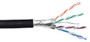 1000ft 4 Pair Cat5e 350MHz FTP Solid UV / Direct Burial Bulk Cable - Black (FN-BK-C5ESL-4DBS)